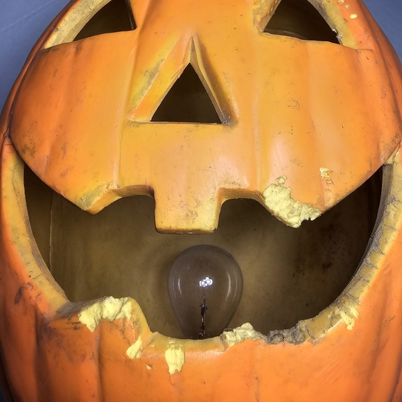 Gemmy Hard Foam Halloween Jack O Lantern Pumpkin Lantern Light Up, - Picture 11 of 16